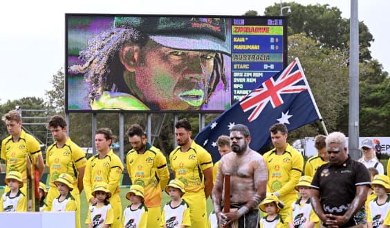 AUS vs ZIM: CA tributes late cricketer in the first home ODI of the summer