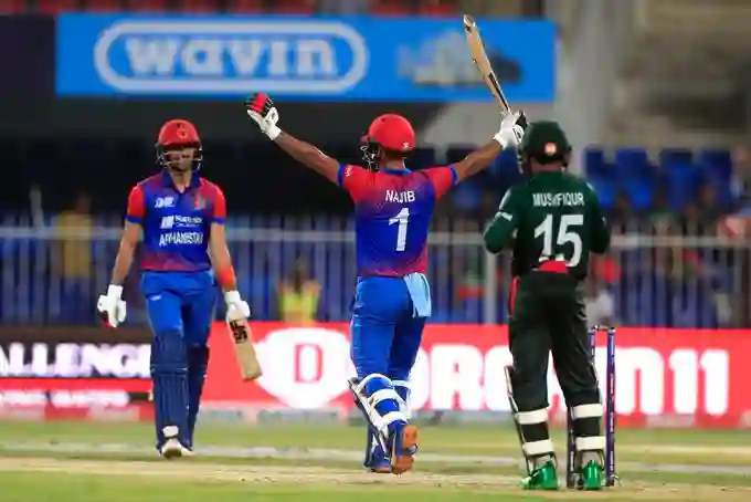 AFG vs BAN: Mujeeb and Najibullah power Afghanistan to a thumping victory