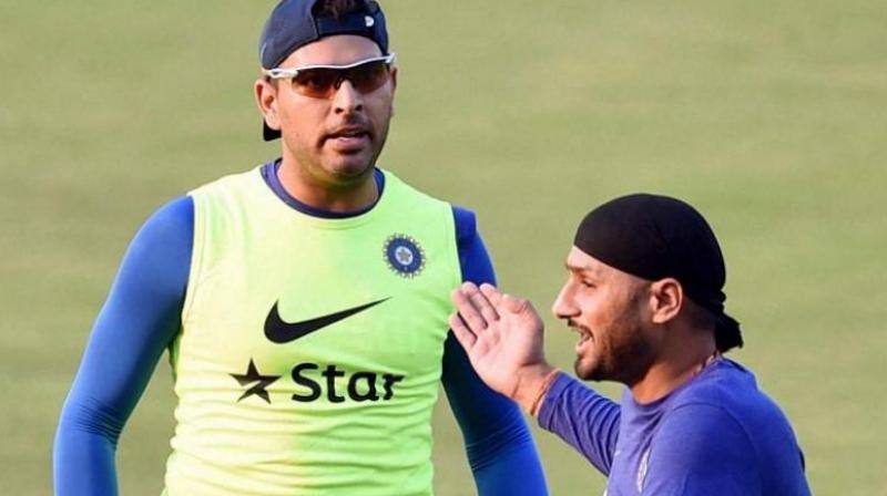 PCA inaugurates Stands named after Harbhajan Singh and Yuvraj Singh
