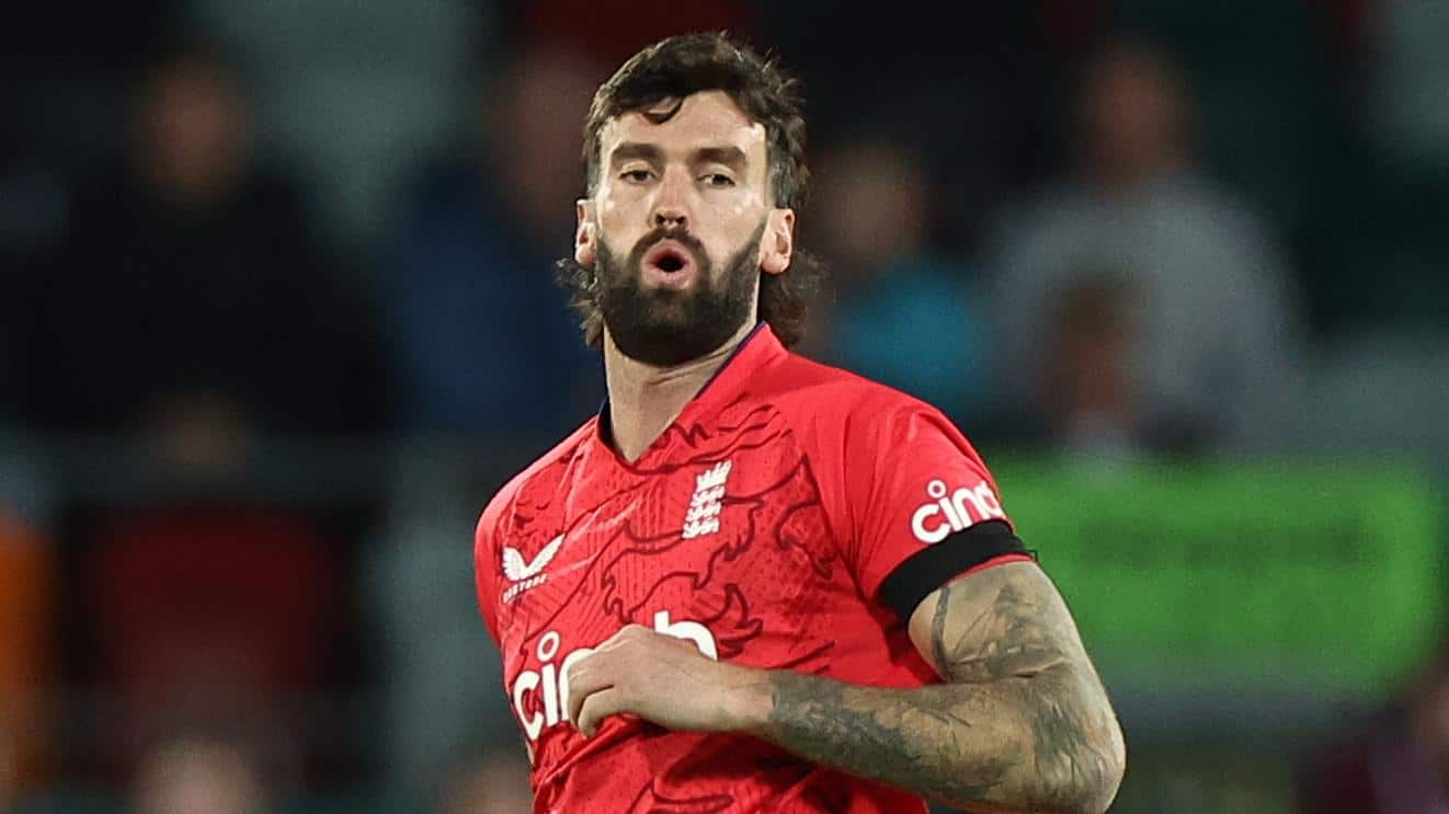 Reece Topley ruled out of T20 World Cup 2022 with ankle injury