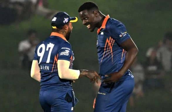 KF vs GG: Carlos Brathwaite's terrific bowling effort seals a dominating victory for Kandy Falcons