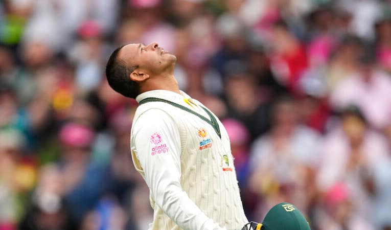 Usman Khawaja expresses his feelings after getting denied his maiden double-hundred