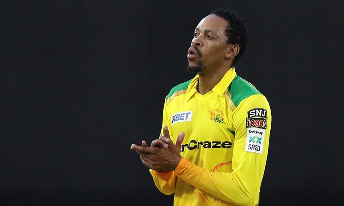 Joburg Super Kings' Aaron Phangiso banned from bowling after action found illegal