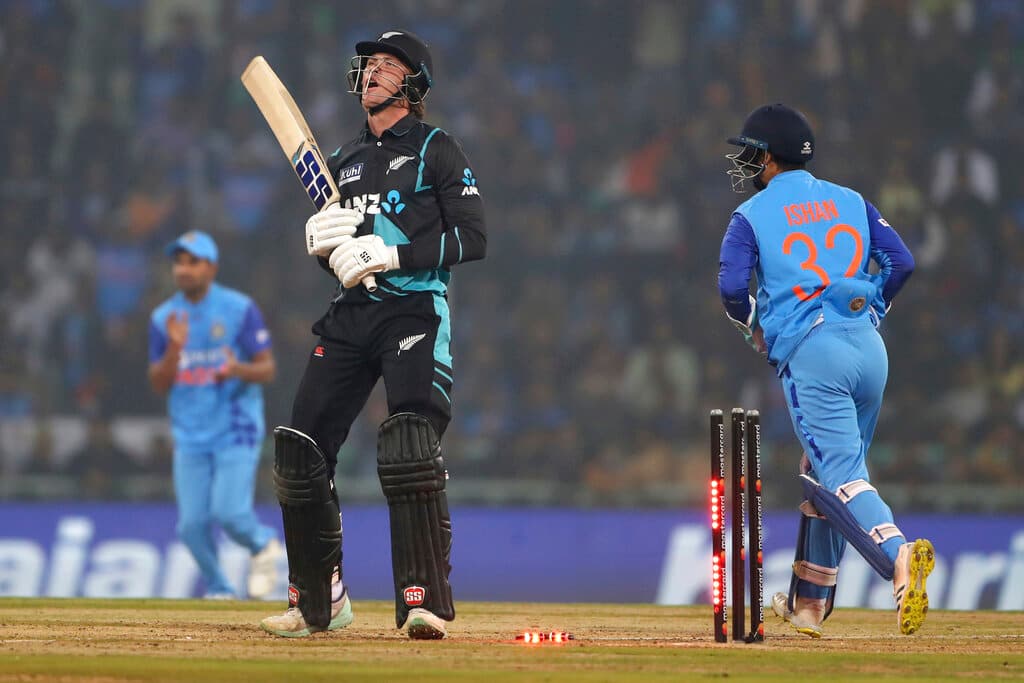 New Zealand registers their lowest total against India in T20 cricket