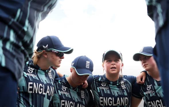 England captain Grace Scrivens breaks down after losing to India U19s