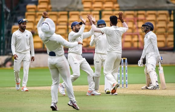 MP skittling Andhra for 93 highlights Day 3 of Quarter-finals in Ranji Trophy