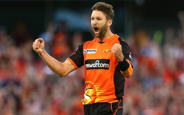 Scorchers' Andrew Tye jubilant after capturing the BBL title