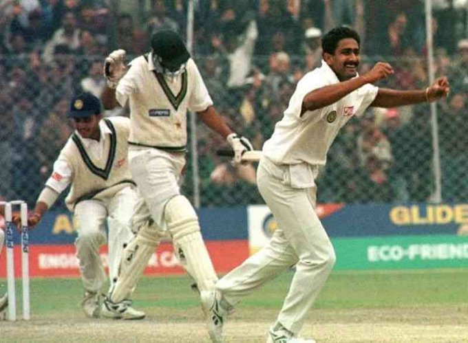 #OTD in 1999: When Anil Kumble cleaned up Pakistan with a perfect ten
