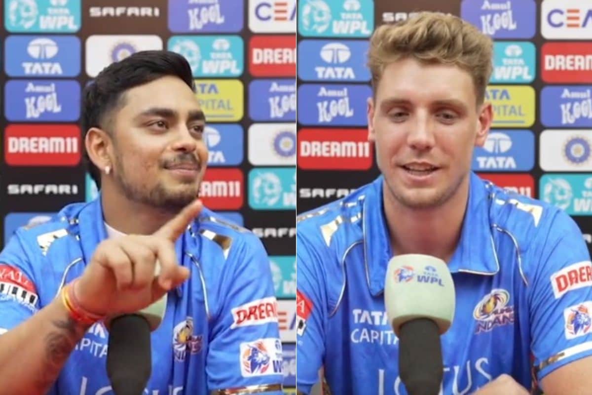 Watch: Ishan Kishan & Cameron Green Become Reporters in Hilarious Press Conference