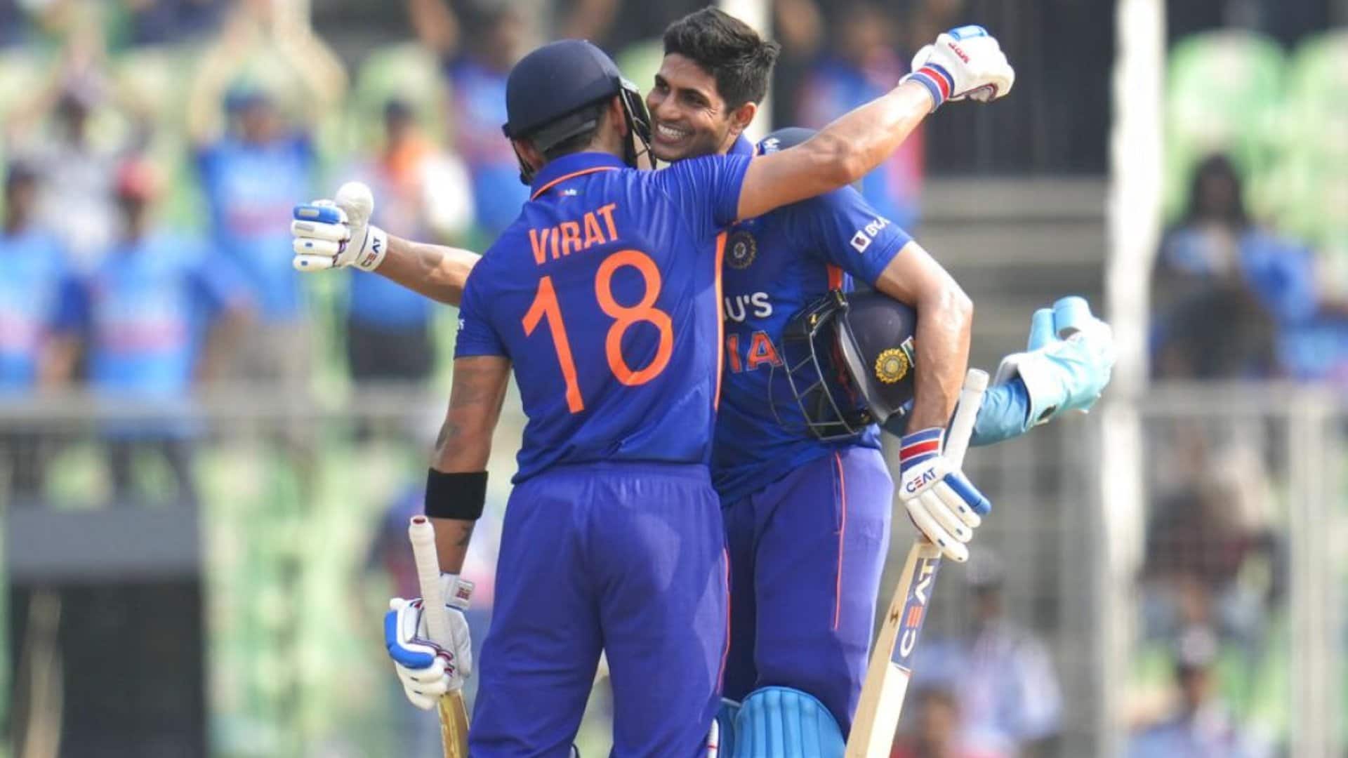 Shubman Gill, Virat Kohli Spiral Up in Latest ICC ODI Rankings