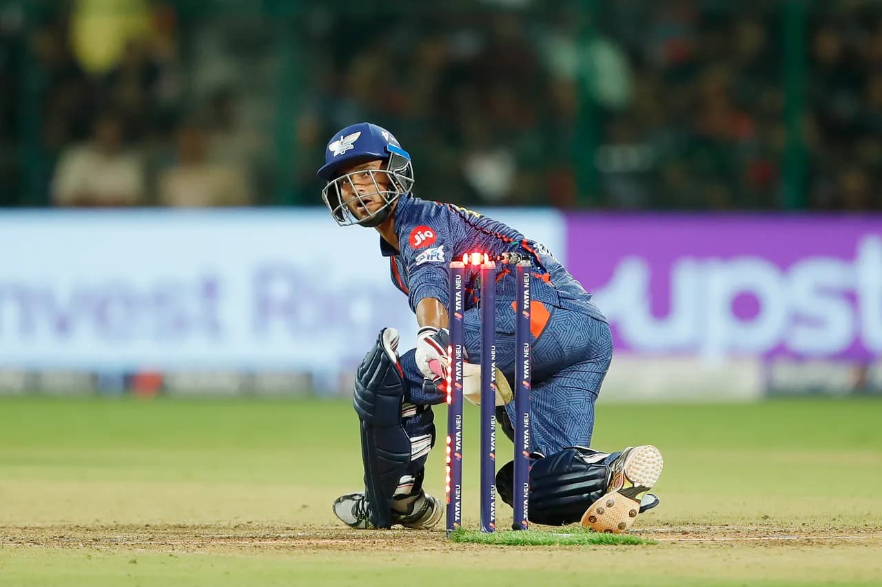 IPL 2023 | Ayush Badoni’s score-levelling Six Becomes Hit Wicket, Adds Drama in LSG vs RCB Thriller