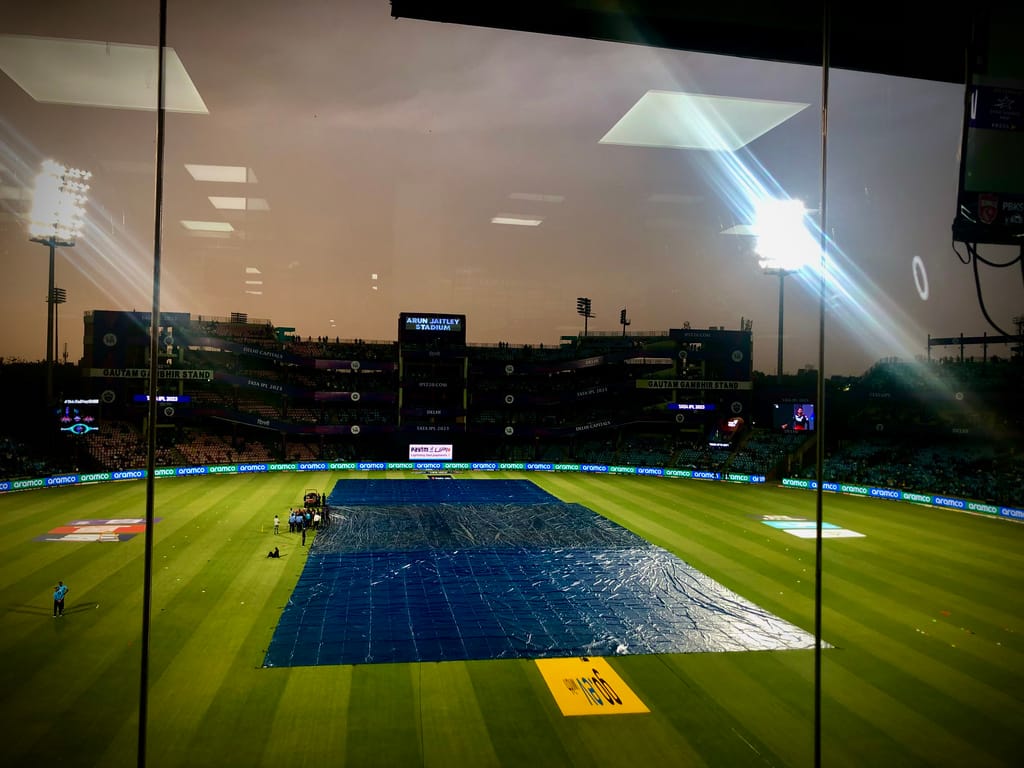 Rain & Thunderstorms to Ruin DC vs KKR; Next Inspection Update is Here