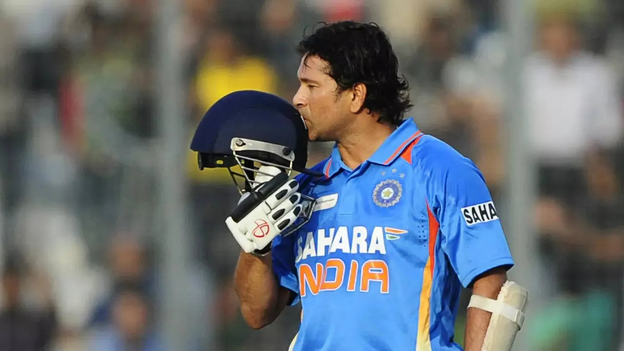 Sachin Tendulkar has 100 international centuries| Source: Twitter 