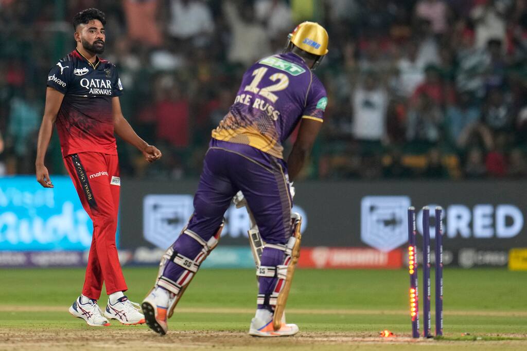 [Watch] Mohammed Siraj Stun Andre Russell with a Toe-Crushing Yorker