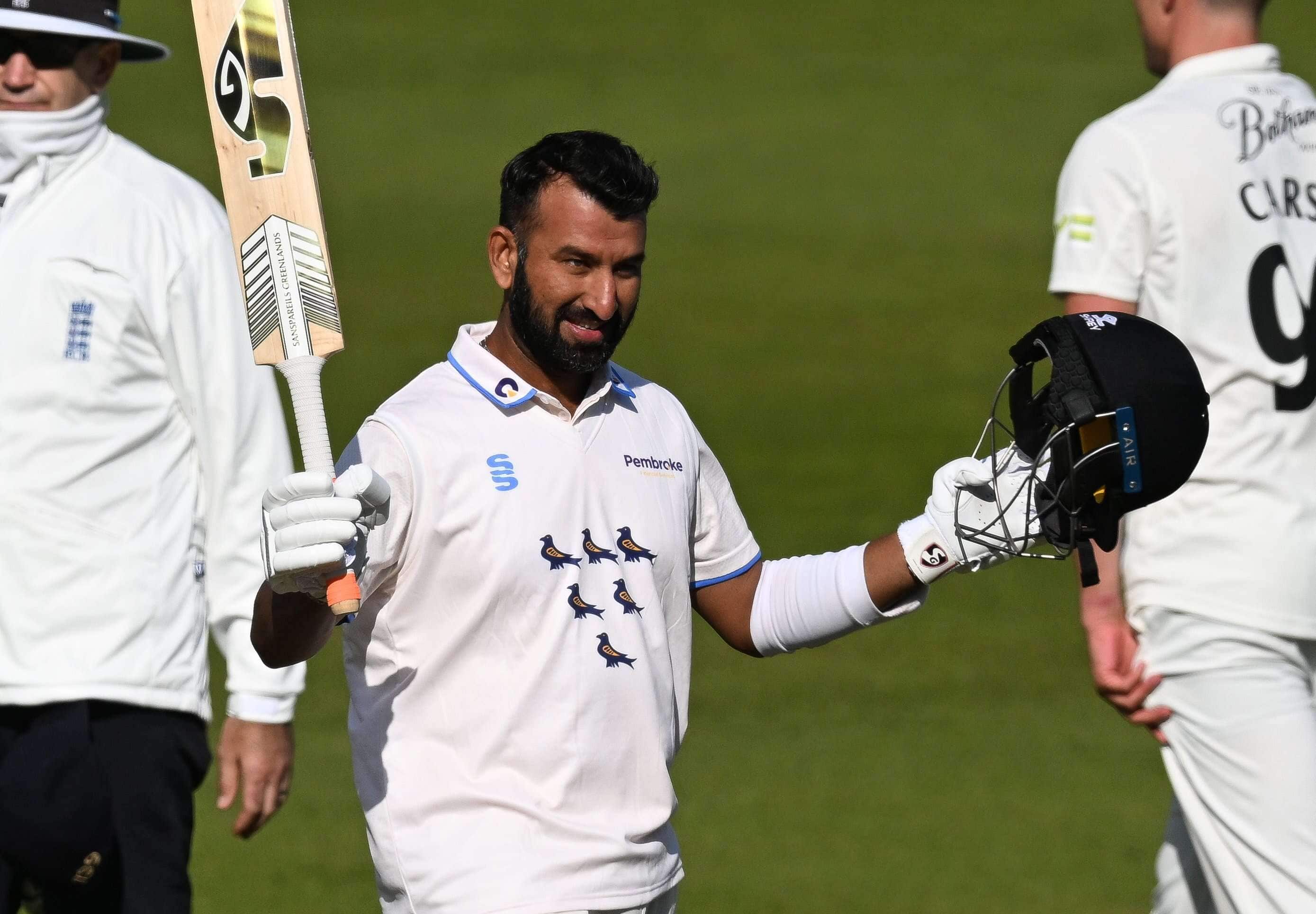 Cheteshwar Pujara Rejoices in County Glory; Scores his Second Century of the Season