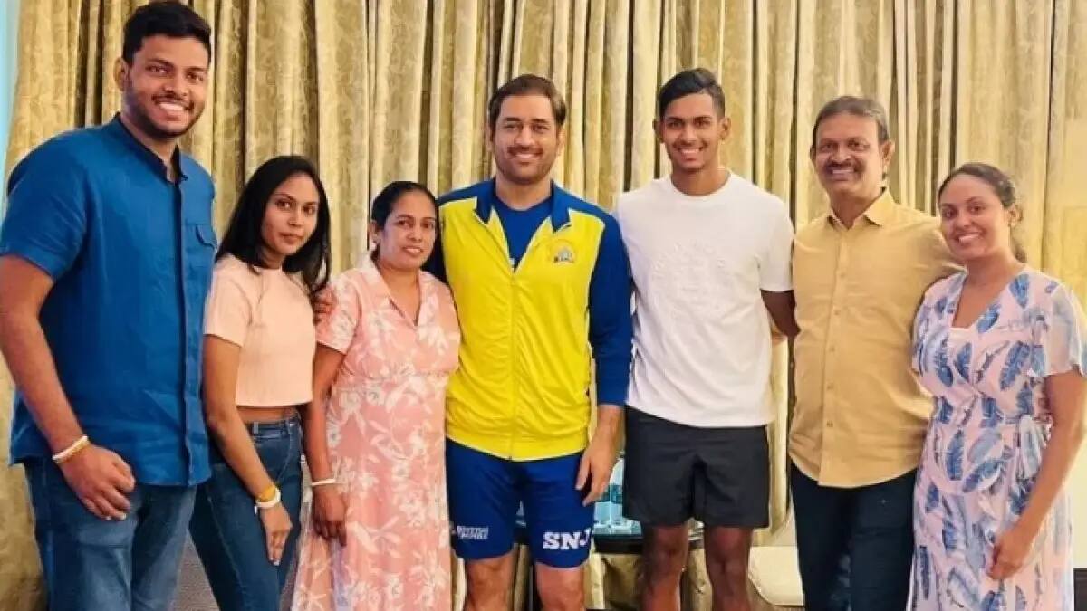 Pathirana is in Safe Hands: Sister Vishuka After MS Dhoni Meets CSK Pacer’s Family
