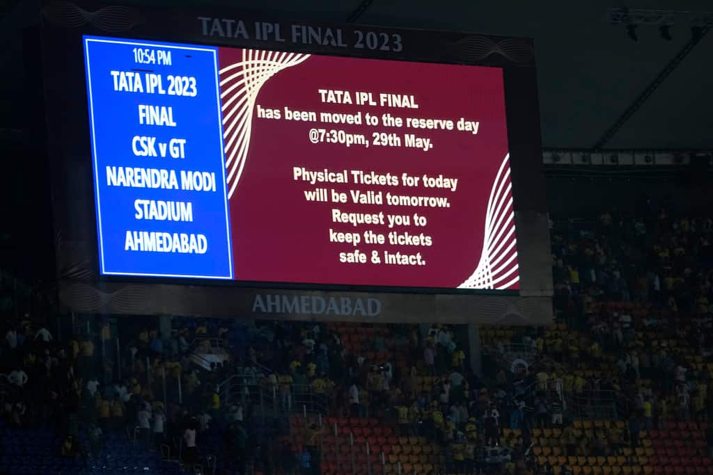 IPL 2023 Final Pushed To Reserve Day For The First Time In IPL History Due To Rain