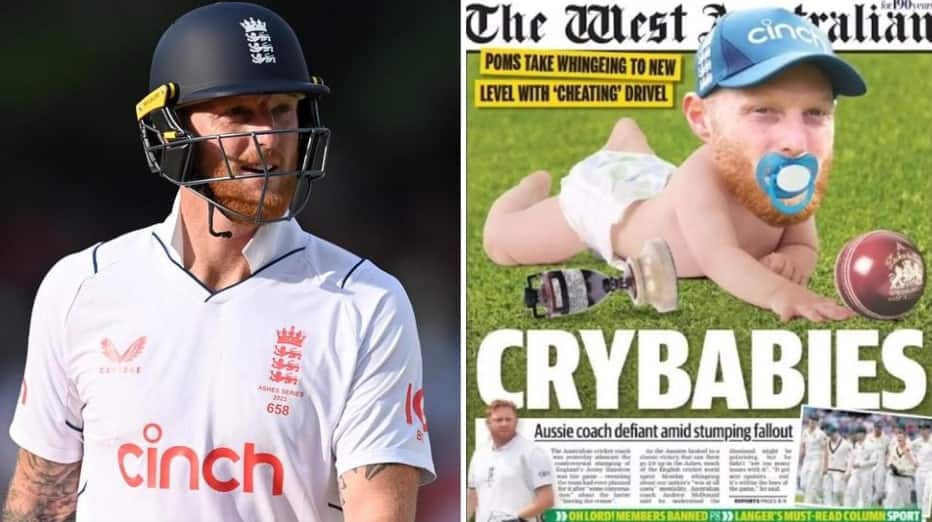 Ben Stokes Cleverly Fires Back At Australian Newspaper's 'Crybabies' Tagline With Witty Response