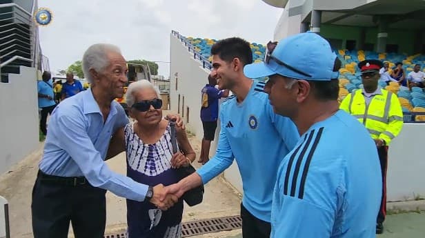 'Shubman Gill, One Of Our Most...' - Rahul Dravid Introduces Sir Garry Sobers To India Opener & Other Veterans
