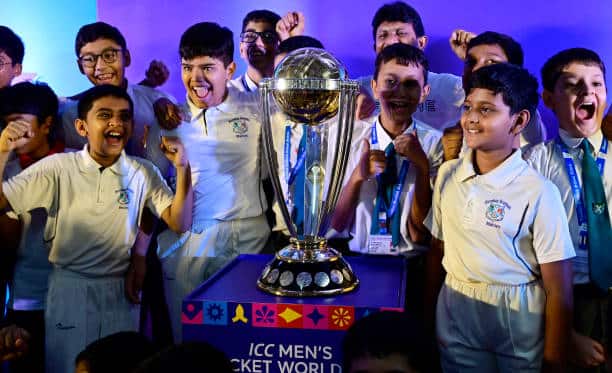 Mumbai Hosts Spectacular ICC Cricket World Cup 2023 Trophy