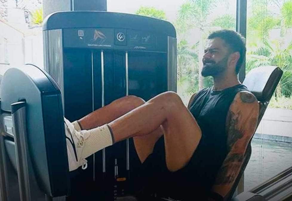 Virat Kohli Toils Hard in the Gym Before 1st Test vs West Indies, See Pictures