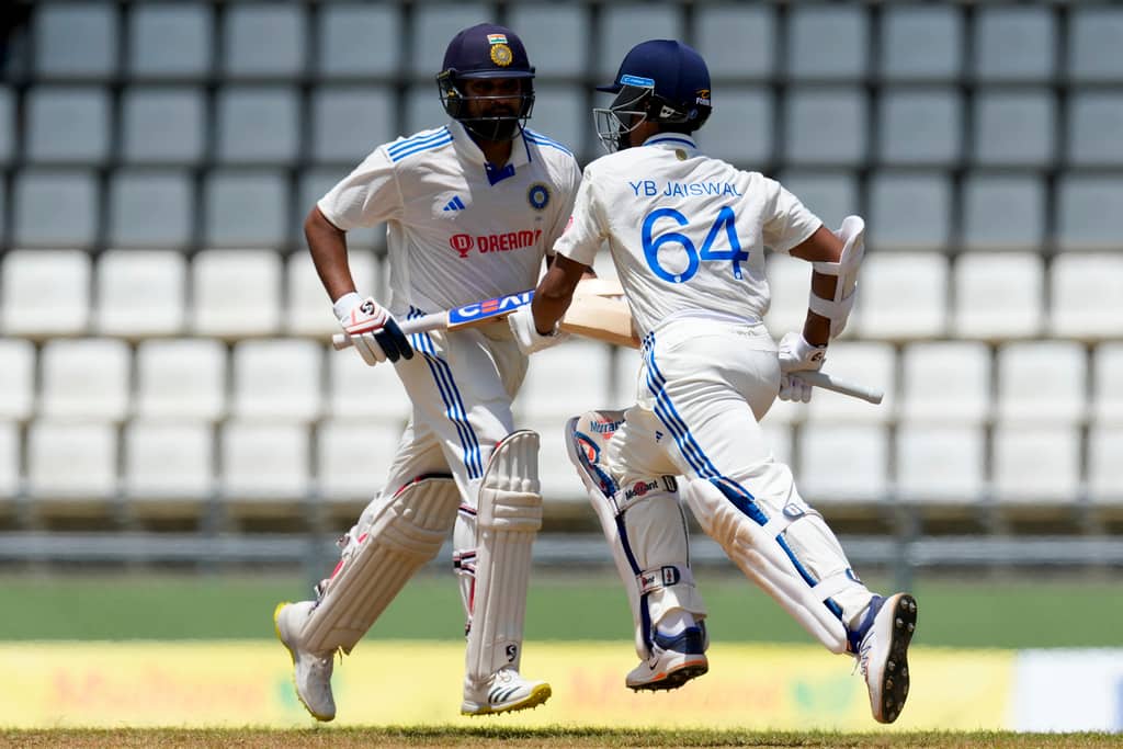 WI vs IND: Fluent Fifties from Rohit, Jaiswal Takes India to Commanding Position at Lunch
