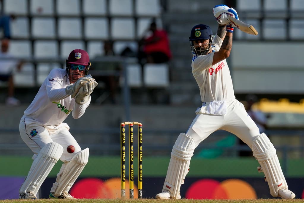WI vs IND | Virat Kohli Surpasses Virender Sehwag In A Mighty Test Milestone