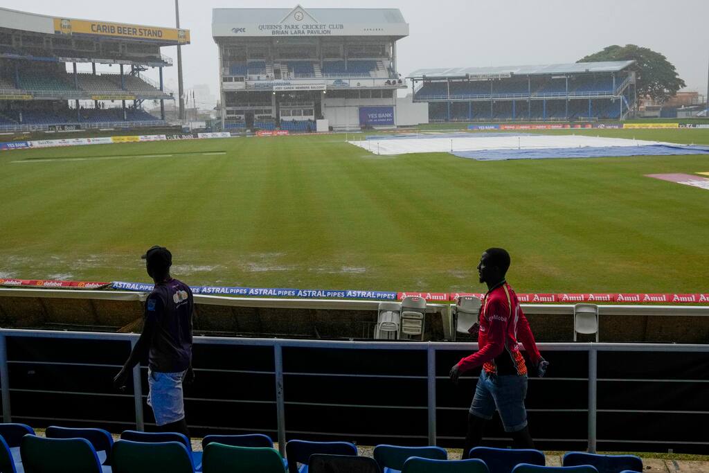 IND vs WI | Rain Threatens To Spoil India's Party; Start Of the Play Delayed Due To Heavy Rain
