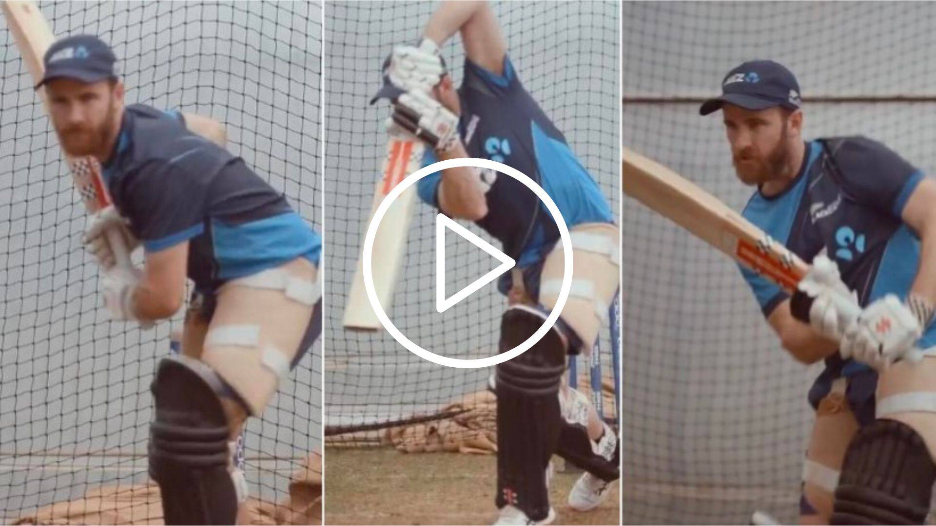 [Watch] Kane Williamson's Impressive Nets Signal Strong Recovery Ahead of World Cup 2023