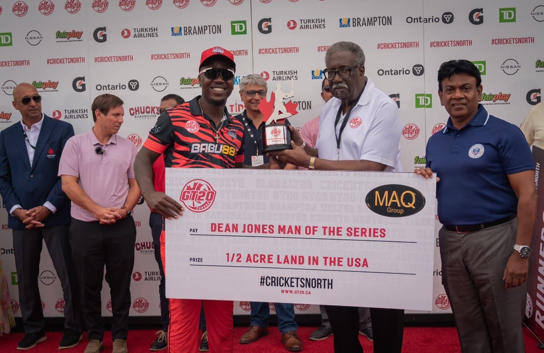Global T20 Canada 2023: Player of The Series Sherfane Rutherford Gets Half Acre Land in USA