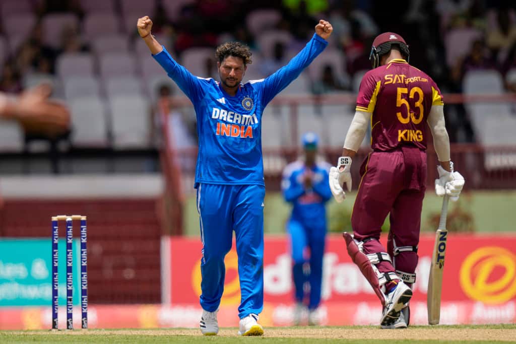 WI vs IND | Powerful Powell Helps Windies Set Highest Score Of The Series After Kuldeep's Magical Show