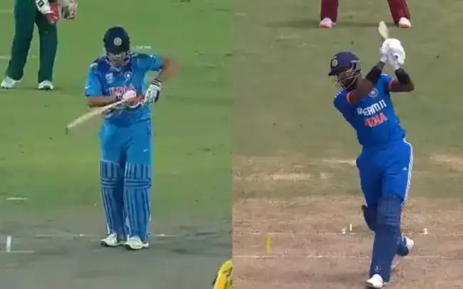 MS Dhoni's 'Selfless' Clip Goes Viral After Hardik Pandya Denies Tilak Varma a Fifty in 3rd T20I