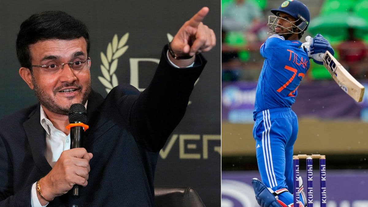 'I See Tilak Varma As An Option': Ganguly Picks The Young Left-Hander For The No.4 Spot