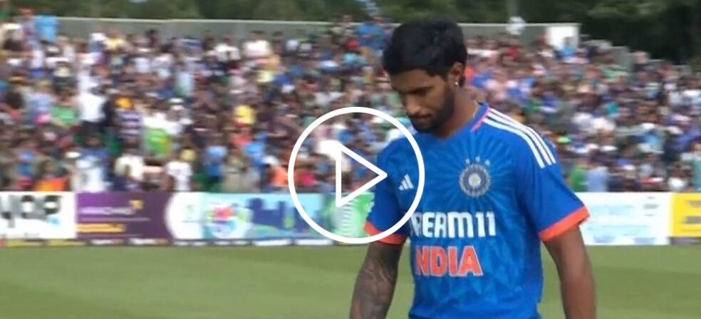 [Watch] Tilak Varma Continues To Struggle, Falls Cheaply in 2nd T20I vs Ireland