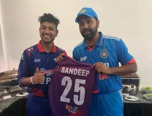 'Shame on You': Rohit Sharma Faces Backlash After Signing Autograph for Sandeep Lamichhane