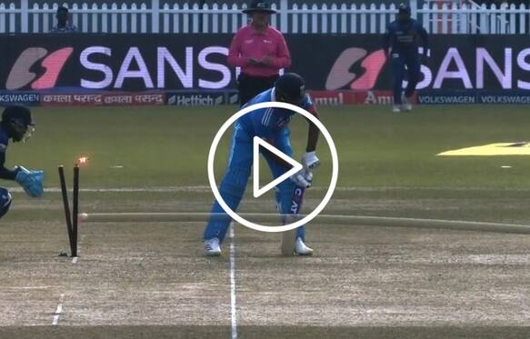 [Watch] Dunith Wellalage Rattles Rohit Sharma With a Stunning Delivery