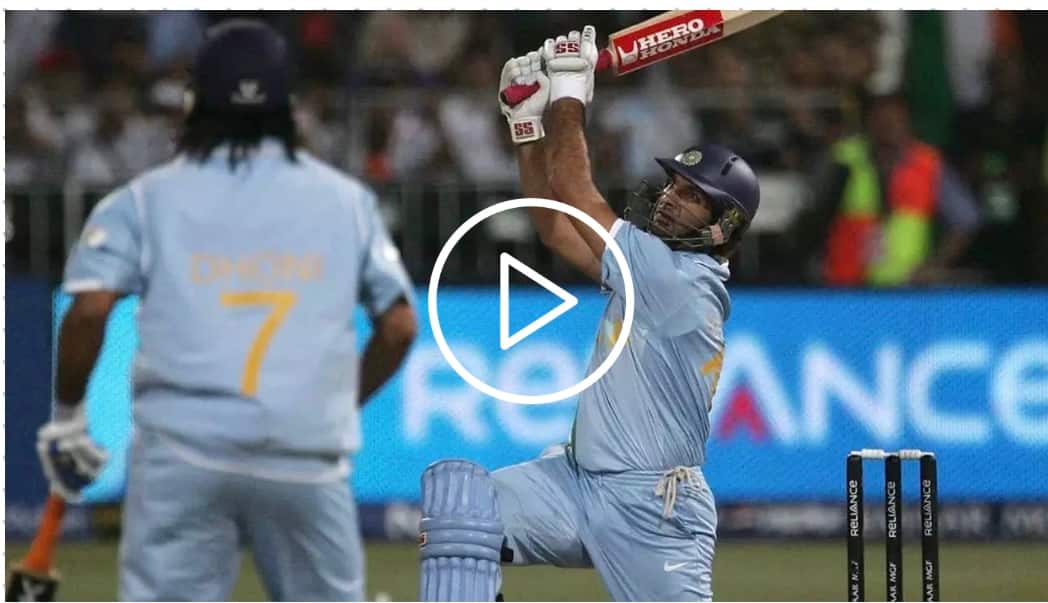 [Watch] When Yuvraj Singh Made History as the First T20I Player to Hit Six Sixes in an Over