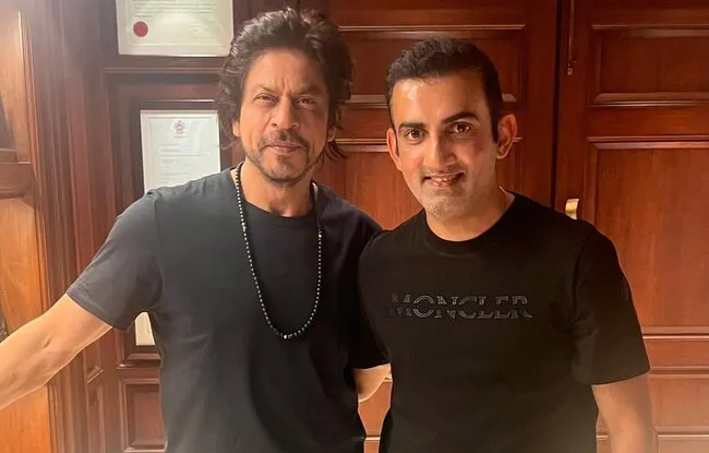 Gautam Gambhir Meets 'Jawan' Shahrukh Khan; Picture Goes Viral