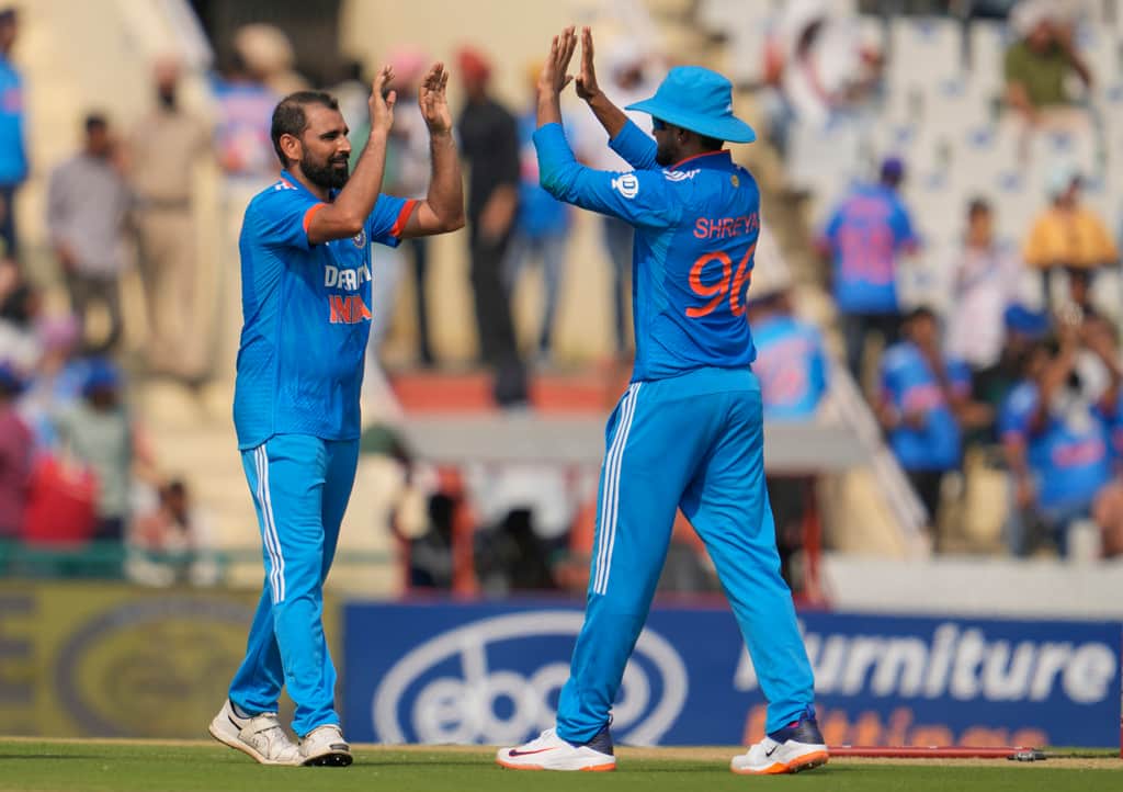 IND vs AUS | Mohammed Shami's 5/51 Restricts AUS To 276 In 1st ODI At Mohali