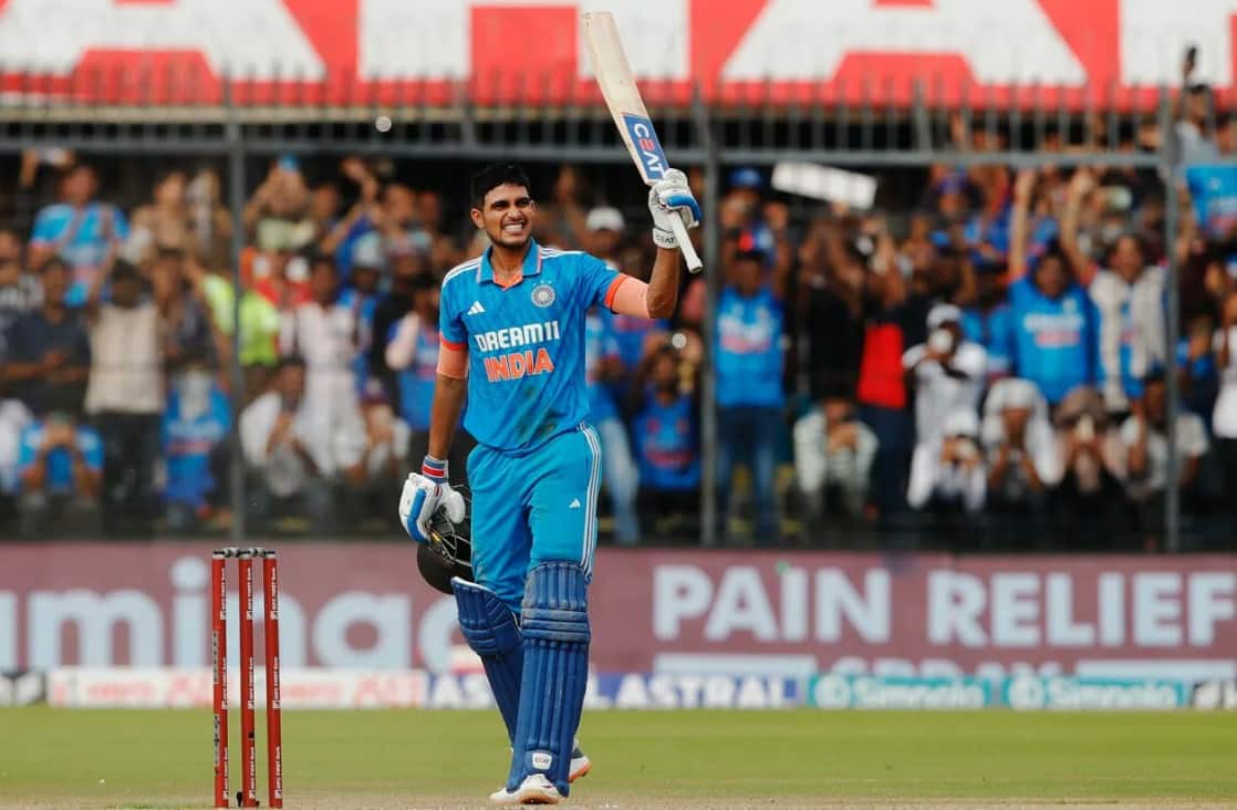 Shubman Gill's rise in international cricket has been spectacular (Twitter)