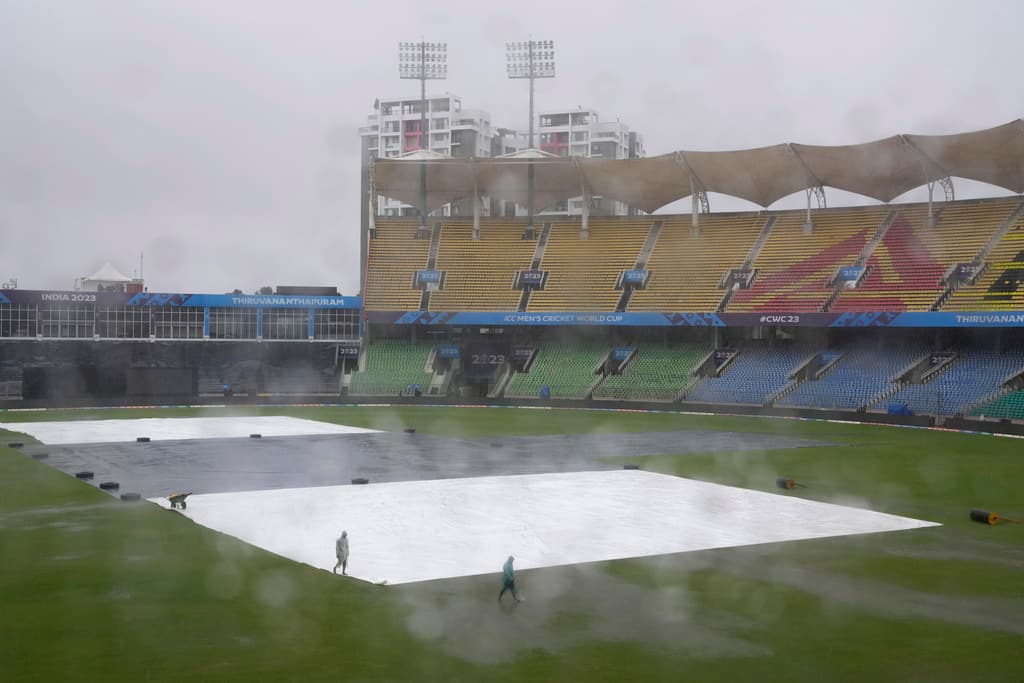 IND vs ENG Warm-Up Match - Covers Comes On In Guwahati Seconds Before Start Of Play