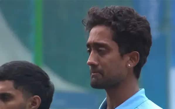 Sai Kishore Tears Up During Indian National Anthem On T20I Debut In Asian Games