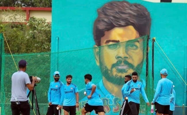 'With Team India': Sanju Samson Shares India's Practice Session In Front Of Own Wall Painting
