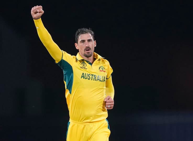 Mitchell Starc Completes 50 Wickets In World Cups With Ishan Kishan's Prized Scalp