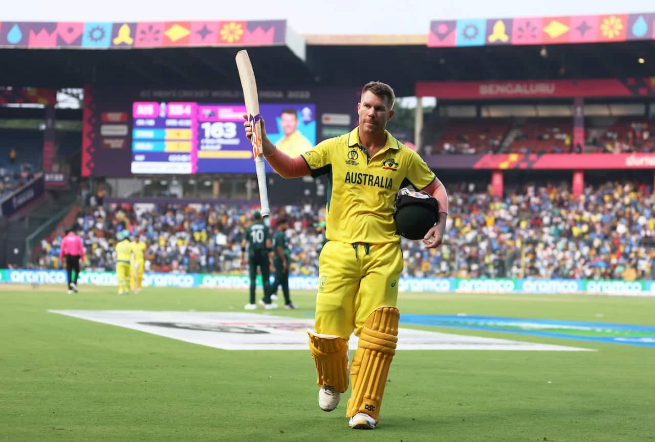 David Warner Equalises Ponting's Tally Of WC Tons With Bizzare Run At Bangalore