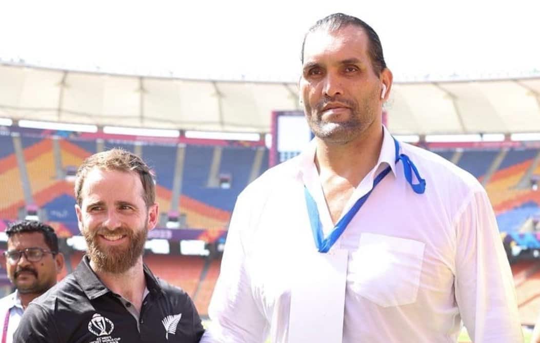 Kane Williamson Hilariously Blames WWE Superstar The Great Khali For Thumb Fracture