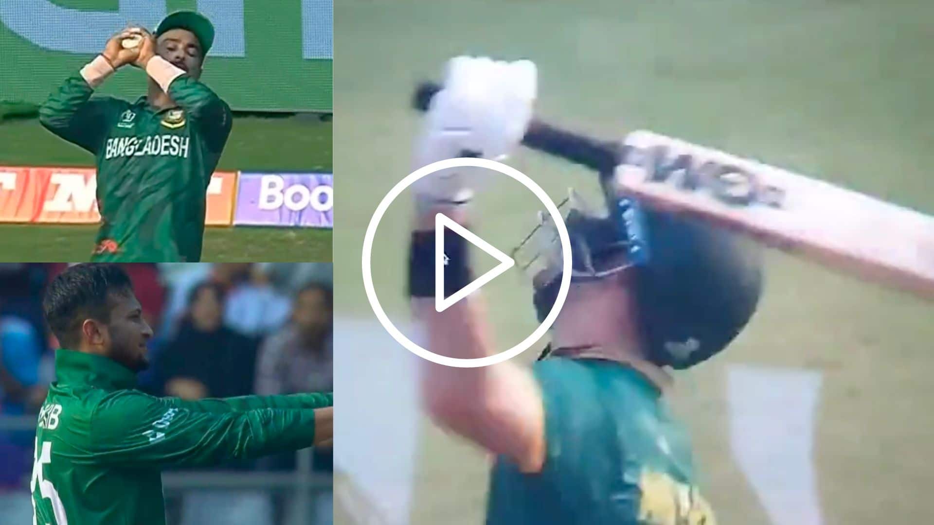 [Watch] Aiden Markram Gets In Agony As Shakib Al Hasan Does The Trick