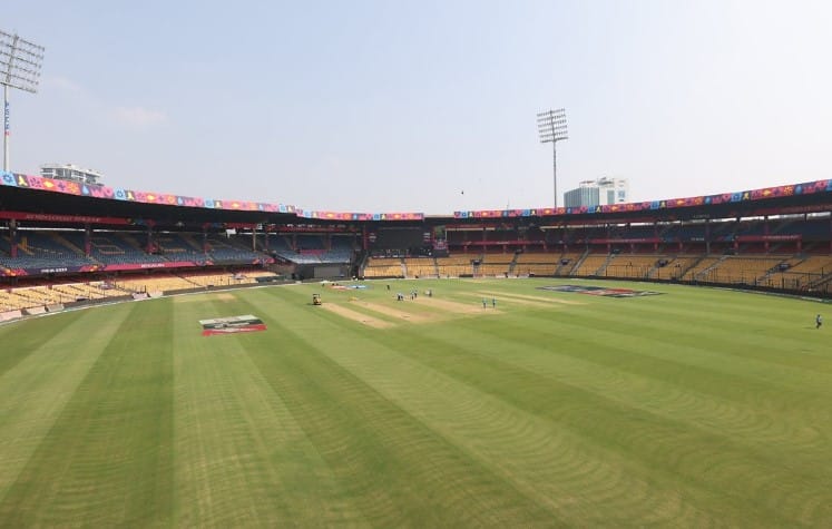 M Chinnaswamy Stadium Bengaluru Ground Stats For ENG vs SL World Cup Match