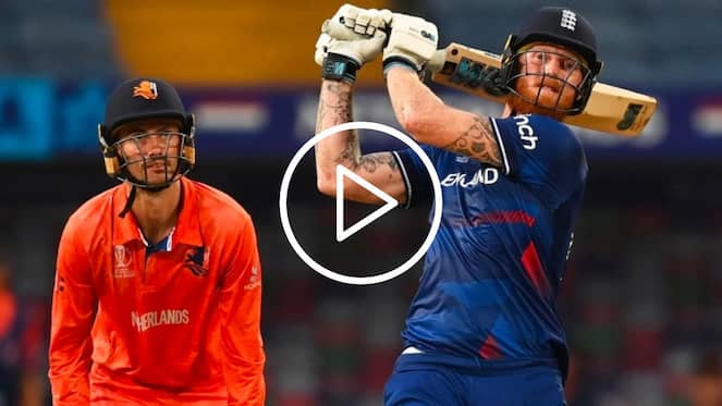 [Watch] Ben Stokes Smacks Aryan Dutt For 24-Run Over In Course To Maiden WC Ton