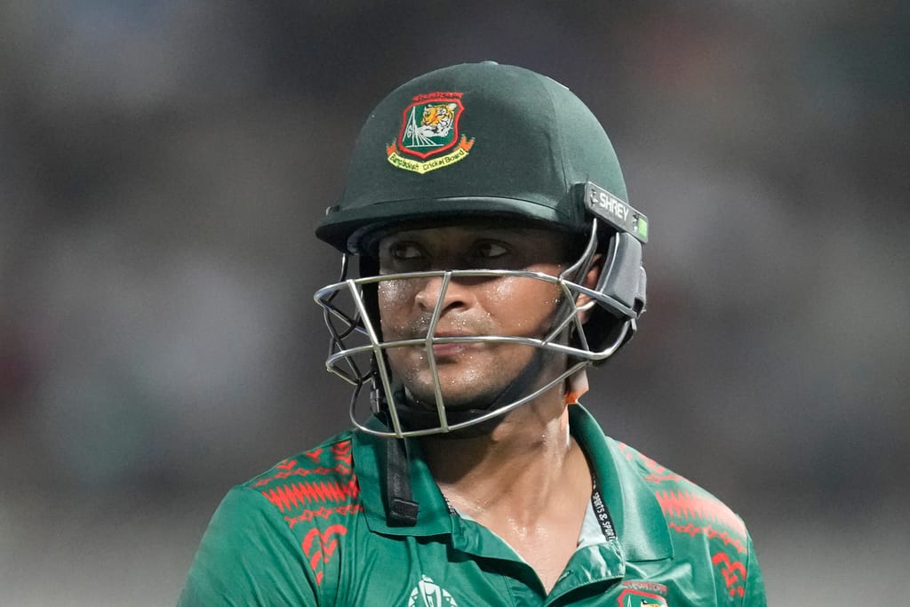 Shakib Al Hasan Ruled Out Of World Cup; Here's Bangladesh's Playing XI Vs Australia